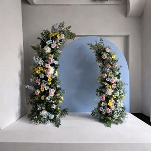 Wedding Rose Flower Arch,Wedding Archway Floral,Table Flower Garland,Wedding Flower Backdrop,Flower Arrangement,Romantic Wedding Inspiration
