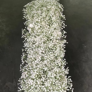 Ghirlanda completa di fiori di velo, centrotavola, fiori da matrimonio, composizioni floreali per matrimonio, centrotavola, arco di fiori a festoni, centrotavola