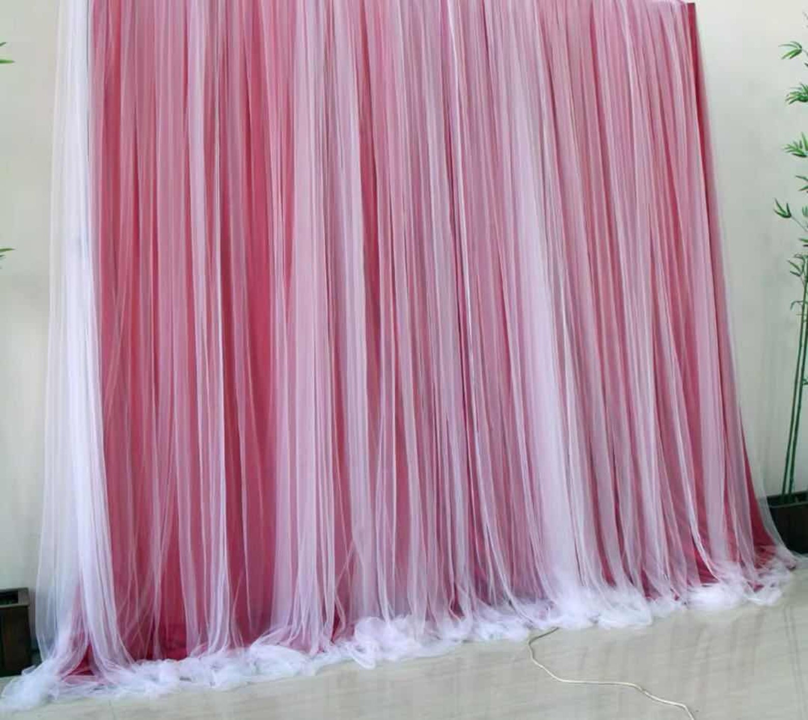 Baby Blue Backdrop Curtains Tulle Backdrop for Wedding Bridal Etsy