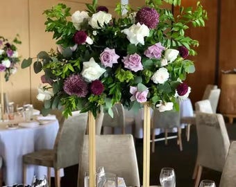 Luxury RoseFlower Ball Greenery Floral Arrangement Floral Ball Table Flower Ball Wedding Centerpiece for Party Dinner Table