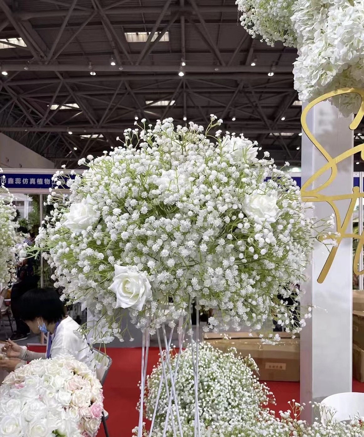 Centro de mesa con bola de flores para aliento de bebé, bola Floral de  seda, decoración de mesa, arreglo de flores, boda, novia, ducha, decoración  de aliento para bebé - Etsy México, image size:1160x1391