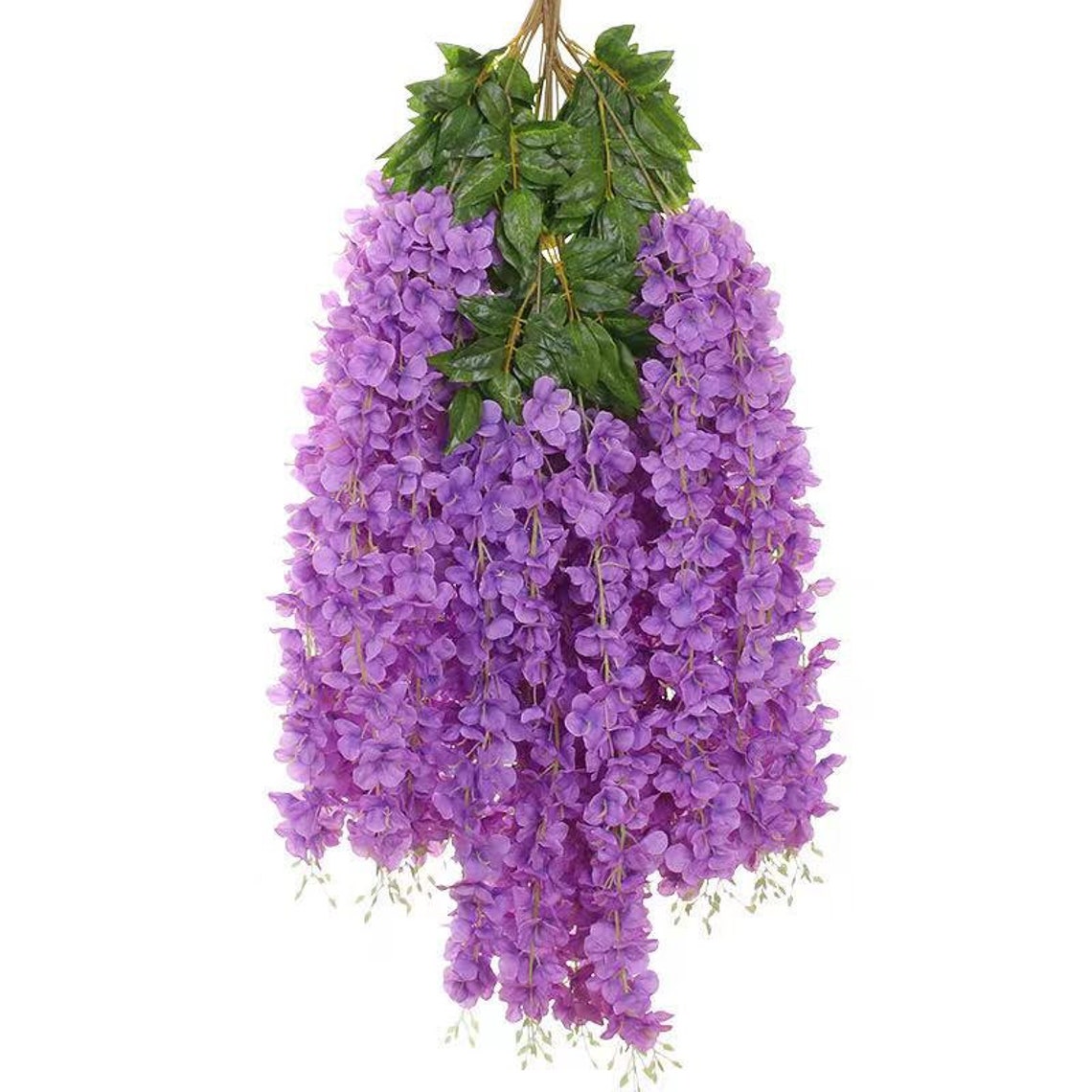 12pcs Wisteria Vine Artificial Flowers Fake Wisteria Garland Etsy