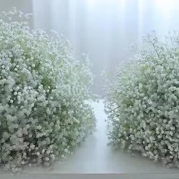 Large Baby Breath Floral Ball Wedding Centerpieces Bridal Flower Wedding Party Decor Wedding Floral Arrangement Table Centerpieces