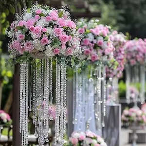Purple Flower Table Centrepiece Table Flower Ball Purple Floral Arrangement Flower Arrangement Wedding Reception Floral Centerpieces