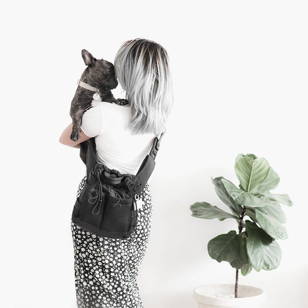 Unisex Everyday Dog Walking Bag || Pockets for All Essentials, Compact & Lightweight
