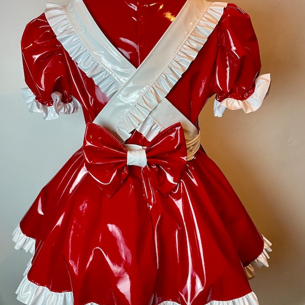 PVC Deluxe French Maids Kleid.