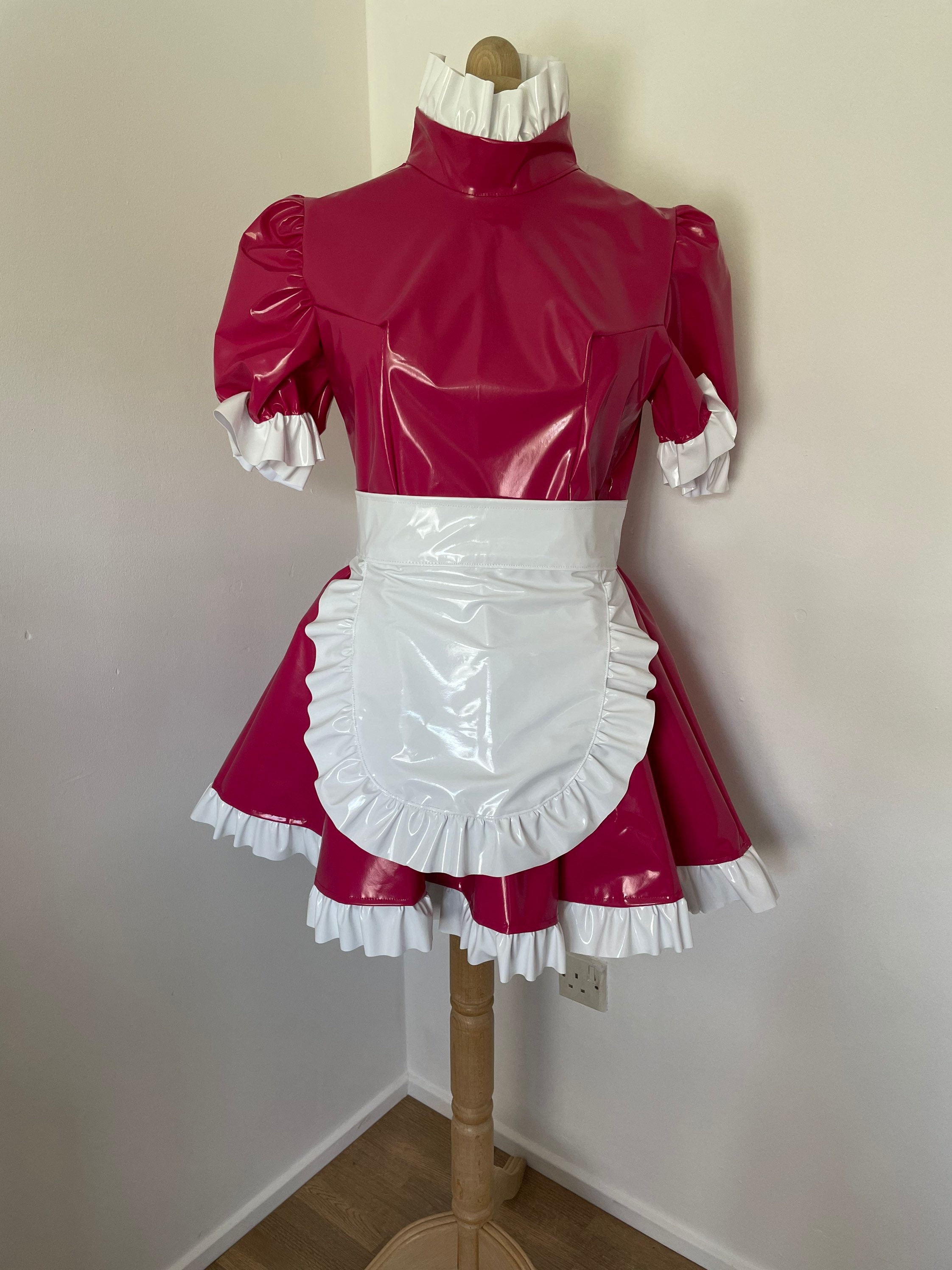 PVC French Maids Dress. - Etsy Singapore
