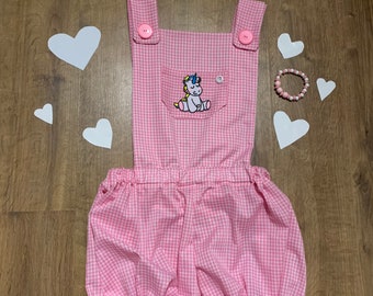 Adult baby Romper with embroidery motifs