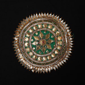 10 pcs 0f 4.5&quot; Gota Patti/ Indian applique/ Embroidered patch/ Sew on patch /Patche/ Gota jewellery Bud-work/ Yule decoration/ Gota jewelry