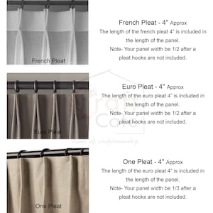 Custom Curtain Header Style Add-on: Rod Pocket, Tab Top, Grommet - Etsy
