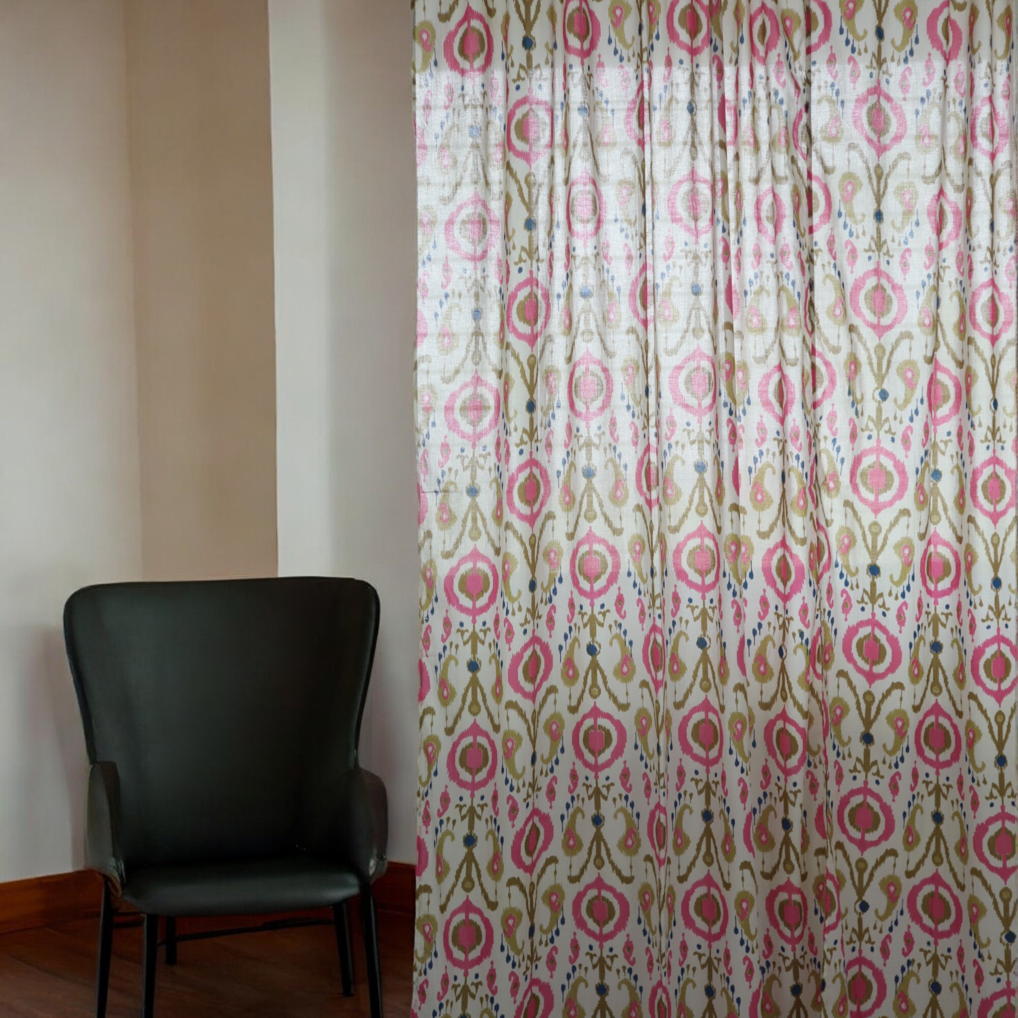 Rideaux français floraux - France