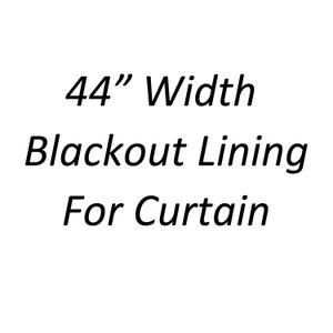 Blackout Lining, Curtains Lining, customized curtain, Blackout curtain,  Add Lining to Your Curtain Order, Home Decor,