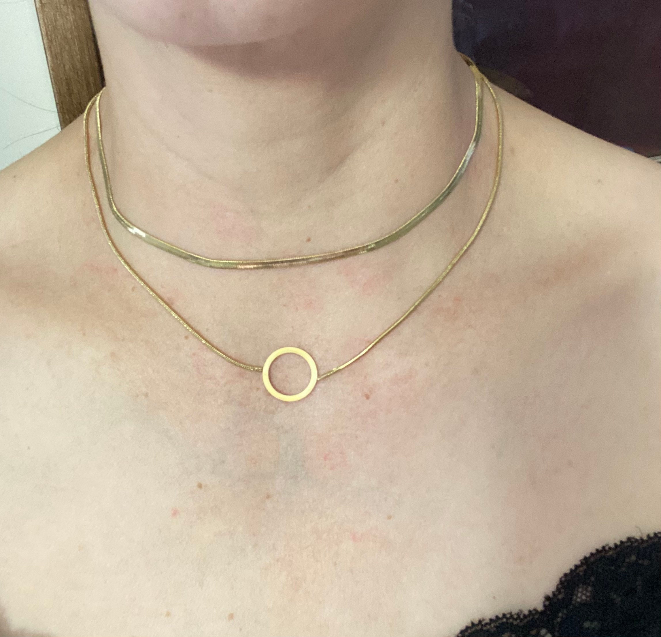 Stainless steel necklace Gold necklace Etsy