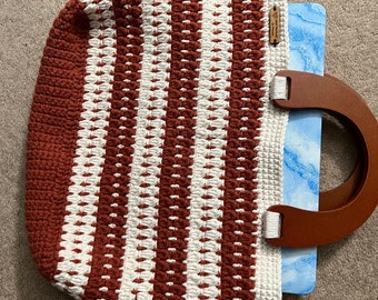 Bolso tote de ganchillo