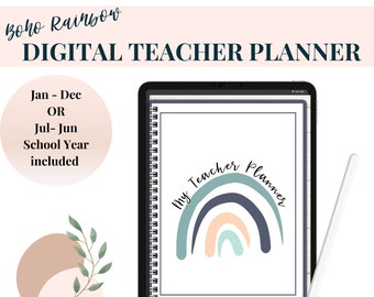 Digital Teacher Planner, Digital Planner Goodnotes, 2024 Undated Teacher Planner, Digital Teacher Planner Australia