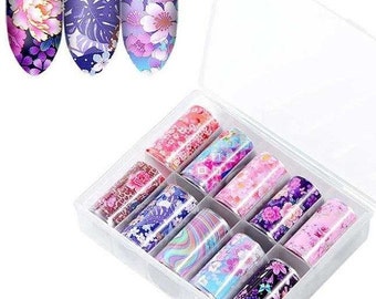 Nail Art Transfer Foil - Bloom-Tastic