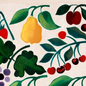 decorative tile, fruit wall art, ceramic wall art, quilt design, kitchen tile