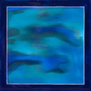 abstract ocean tile, Oceanic ceramic wall art