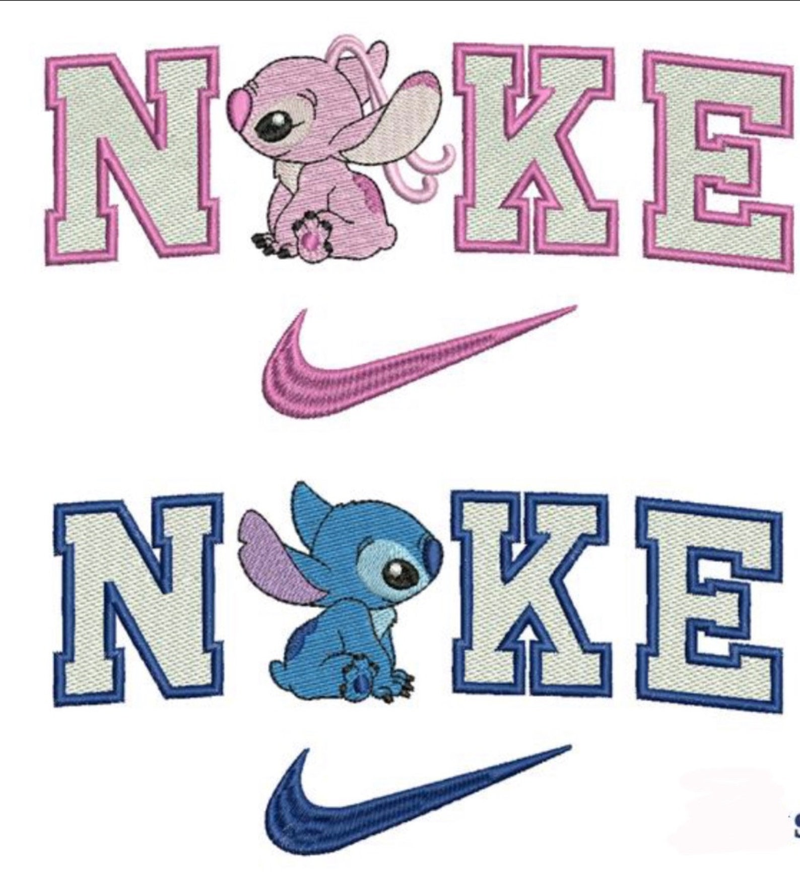 Nike Lilo/Stitch Embroidery Design | Etsy