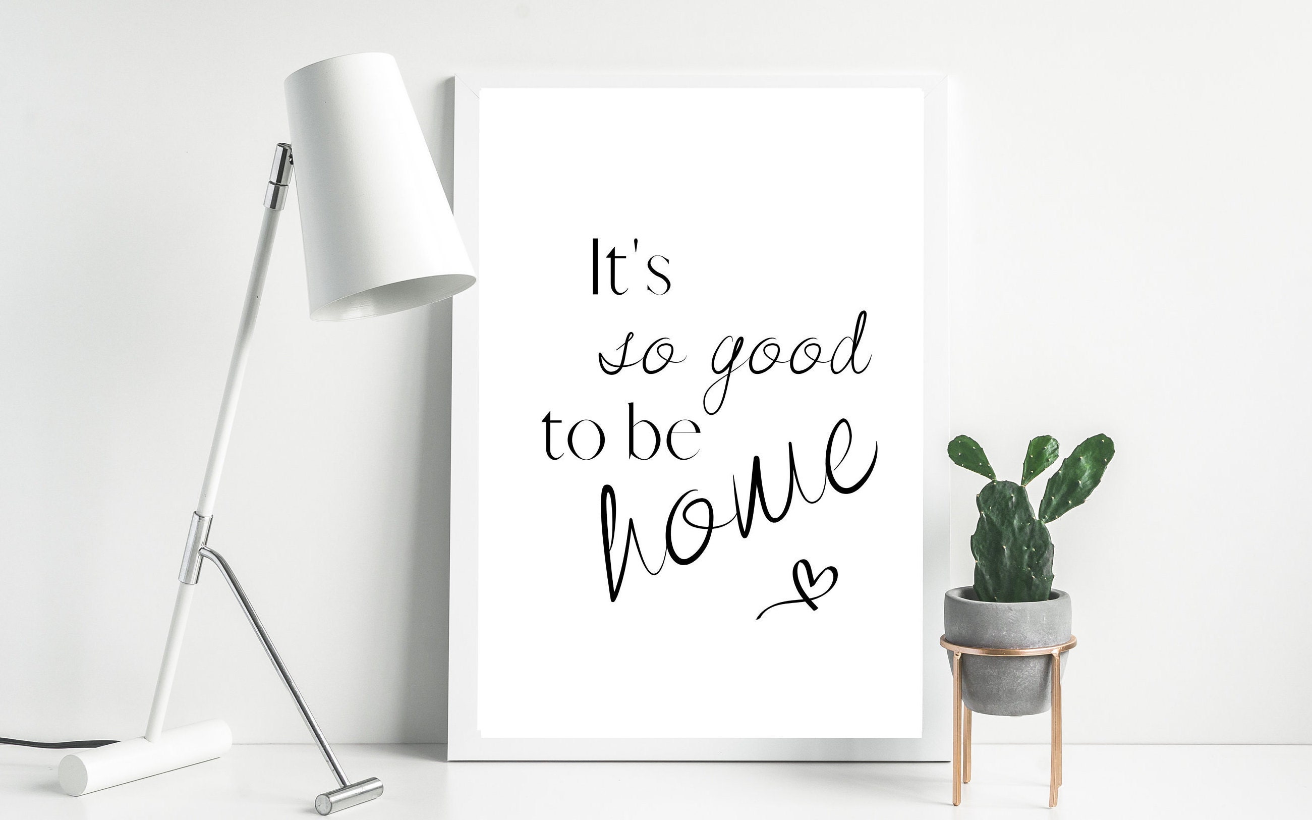 It's so good to be Home Wall Art Printable Wall Decor Etsy