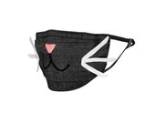 Adults Cat Face Mask Organic Cotton