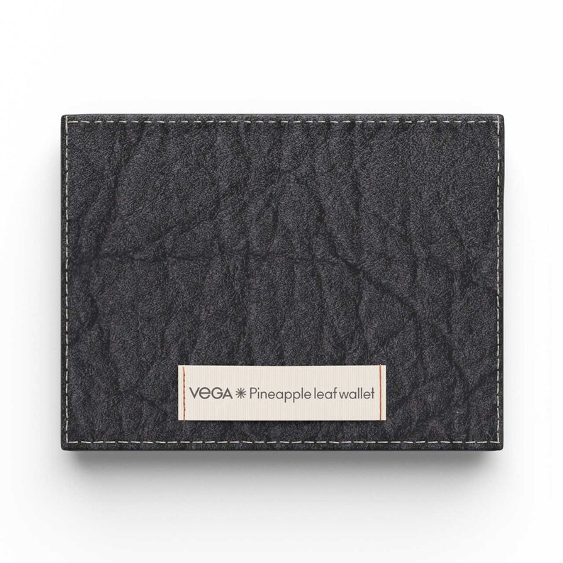Venture Pineapple Leaf Wallet Black GS