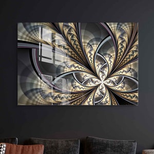 Tempered Glass Wall Art, Glass Painting Art, Home Wall Decor, Living Room Wall Art, Decor For Bedroom, Large Wall Art, Wall Hanging