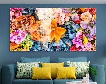 Tempered Glass Wall Art, Glass Painting Art, Home Wall Decor, Living Room Wall Art, Decor For Bedroom, Extra Large Wall Art, Wall Hanging