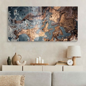 Tempered Glass Wall Art, Wall Decor Prints, Home Decor, Living Room Wall Art, Decor For Bedroom, Extra Large Wall Art, Wall Hanging