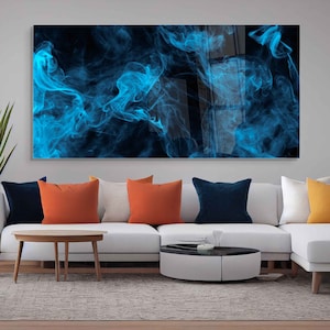 Tempered Glass Wall Art, Glass Wall Decor, Home Decor, Living Room Wall Art, Decor For Bedroom, Extra Large Wall Art, Wall Hanging