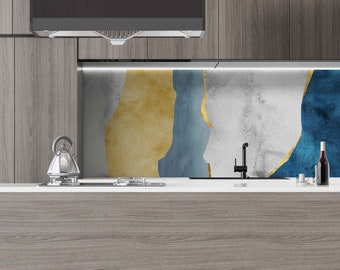 Tempered Glass Backsplash, Stove Back Top Cover, Glass Splashback Tile, Kitchen Accessories, Kitchen Sink Cover, Kitchen Decor