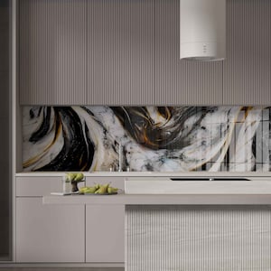 Dosseret en verre trempé, couverture arrière de cuisinière, dosseret de cuisine pour cuisinière, couverture supérieure de cuisinière, planche à découper et à nouilles, carrelage de décoration de cuisine