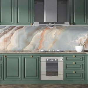 Dosseret en verre trempé, couverture arrière de cuisinière, dosseret de cuisine pour cuisinière, couverture supérieure de cuisinière, planche à découper et à nouilles, carrelage de décoration de cuisine