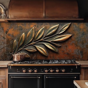 Dosseret en verre feuille de cuivre, crédence en verre trempé, couverture arrière de poêle, garde-boue pour évier de cuisine, couvercle de lavabo, décoration cuivre