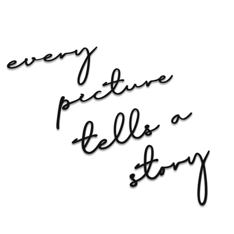 Every Picture Tells a Story Metal Wall Art Entryway Wall Etsy