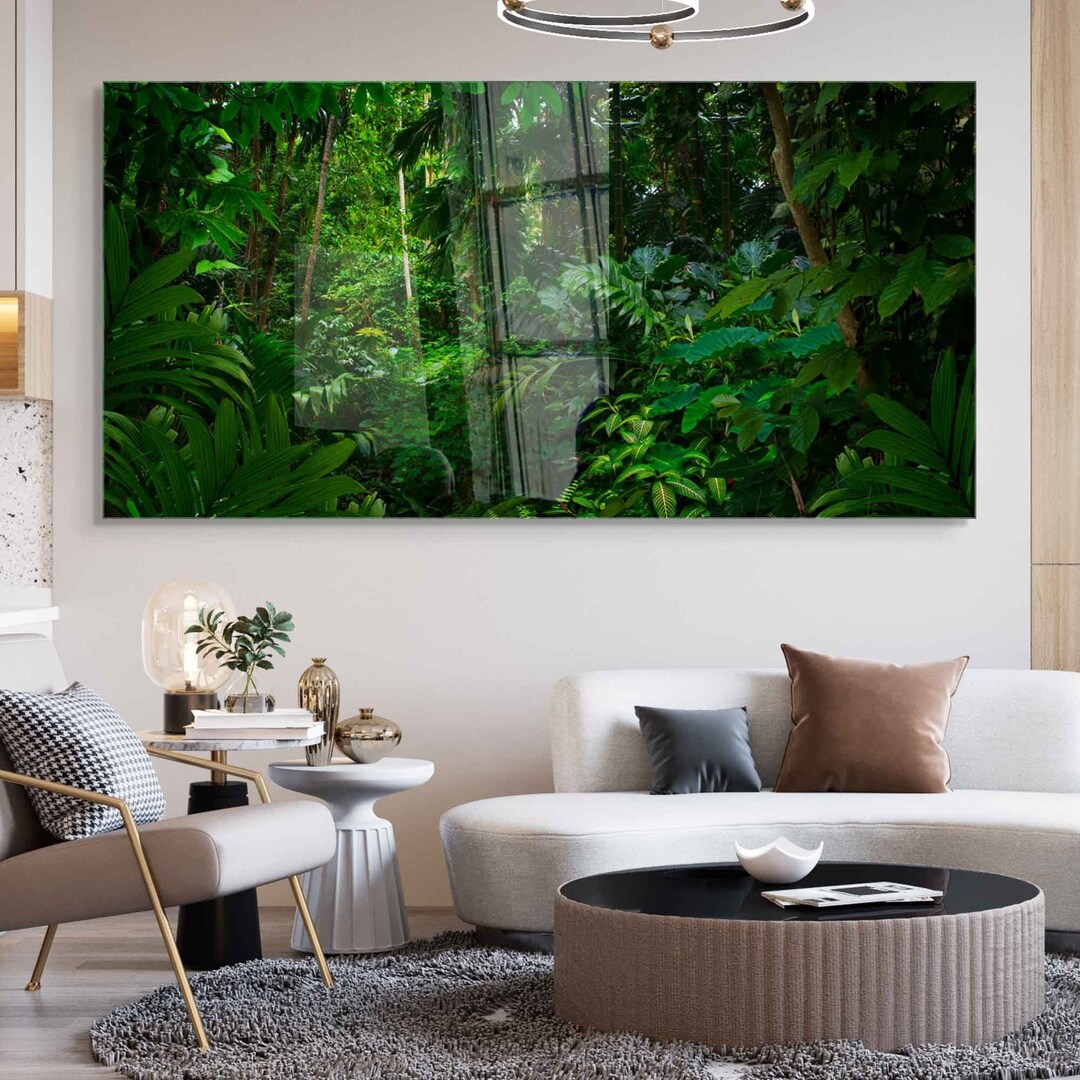 Tempered Glass Wall Art, Wall Decor Prints, Home Decor, Living Room ...