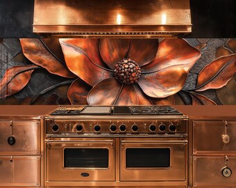 Crédence De Cuisine En Verre - Panneau 125x50 Cm, Motif Art Pierres Bougies Fleurs, Style Moderne - NEUF