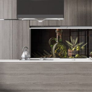 Dosseret en verre trempé, coque arrière de cuisinière, dosseret de cuisine pour cuisinière, couvercle de dessus de cuisinière, planche à découper et à nouilles, carreau de décoration de cuisine