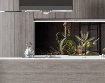 Tempered Glass Backsplash, Stove Back Cover, Kitchen Backsplash for Stove, Stove Top Cover, Chopping and Noodle Board, Kitchen Decor Tile
