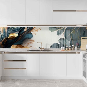 Tempered Glass Kitchen Backsplash, Stove Back Top Cover, Kitchen Sink Splash Guard, Kitchen Sink Cover, Kitchen Splashback, Cutting Board