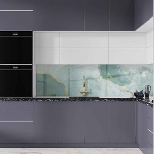 Tempered Glass Backsplash, Stove Back Top Cover, Glass Splashback Tile, Kitchen Accessories, Kitchen Sink Cover, Kitchen Decor