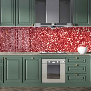 Dosseret en verre trempé, couverture arrière de cuisinière, dosseret de cuisine pour cuisinière, couverture supérieure de cuisinière, planche à découper et à nouilles, carrelage de décoration de cuisine