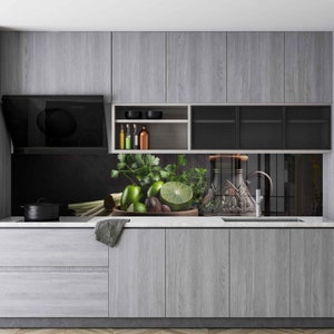 Dosseret en verre trempé, couverture arrière de cuisinière, dosseret de cuisine pour cuisinière, couverture supérieure de cuisinière, planche à découper et à nouilles, carrelage de décoration de cuisine