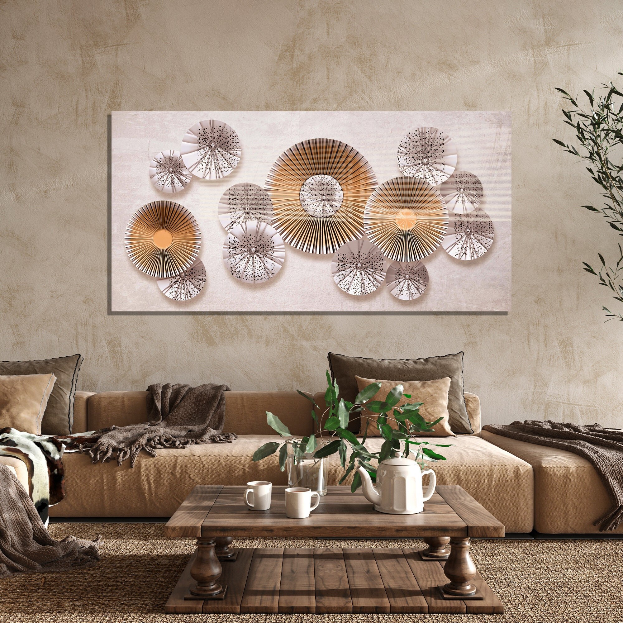 Living Room Wall Art, Tempered Glass Wall Art, Glass Painting Art, Home Wall Decor, Decor For Bedroom, Large Wall Art, Wall Hanging