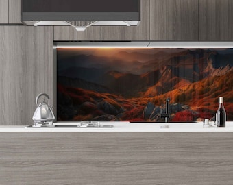 Tempered Glass Backsplash, Stove Back Top Cover, Glass Splashback Tile, Kitchen Accessories, Kitchen Sink Cover, Kitchen Decor