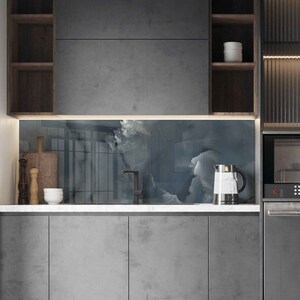Dosseret en verre trempé, couverture arrière de cuisinière, dosseret de cuisine pour cuisinière, couverture supérieure de cuisinière, planche à découper et à nouilles, carrelage de décoration de cuisine