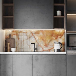 Couverture supérieure de cuisinière, dosseret de cuisine pour cuisinière, couverture arrière de cuisinière, crédence en verre, planche à découper et à nouilles, décor de cuisine, tuile de dosseret