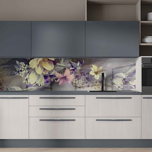 Tempered Glass Kitchen Backsplash, Stove Back Top Cover, Kitchen Sink Splash Guard, Kitchen Sink Cover, Kitchen Splashback, Cutting Board