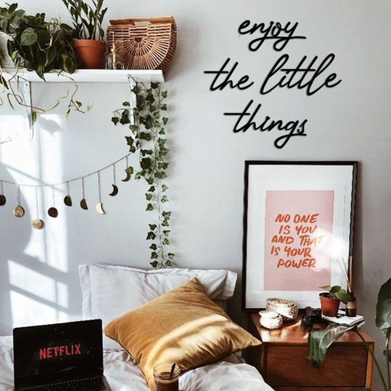 Enjoy The Little Things Metal Wall ArtWall Decor Wall Etsy