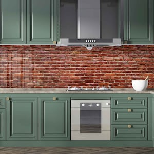 Dosseret en verre trempé, couverture arrière de cuisinière, dosseret de cuisine pour cuisinière, couverture supérieure de cuisinière, planche à découper et à nouilles, carrelage de décoration de cuisine